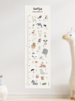 stenski-meter-abeceda z imenom otroka