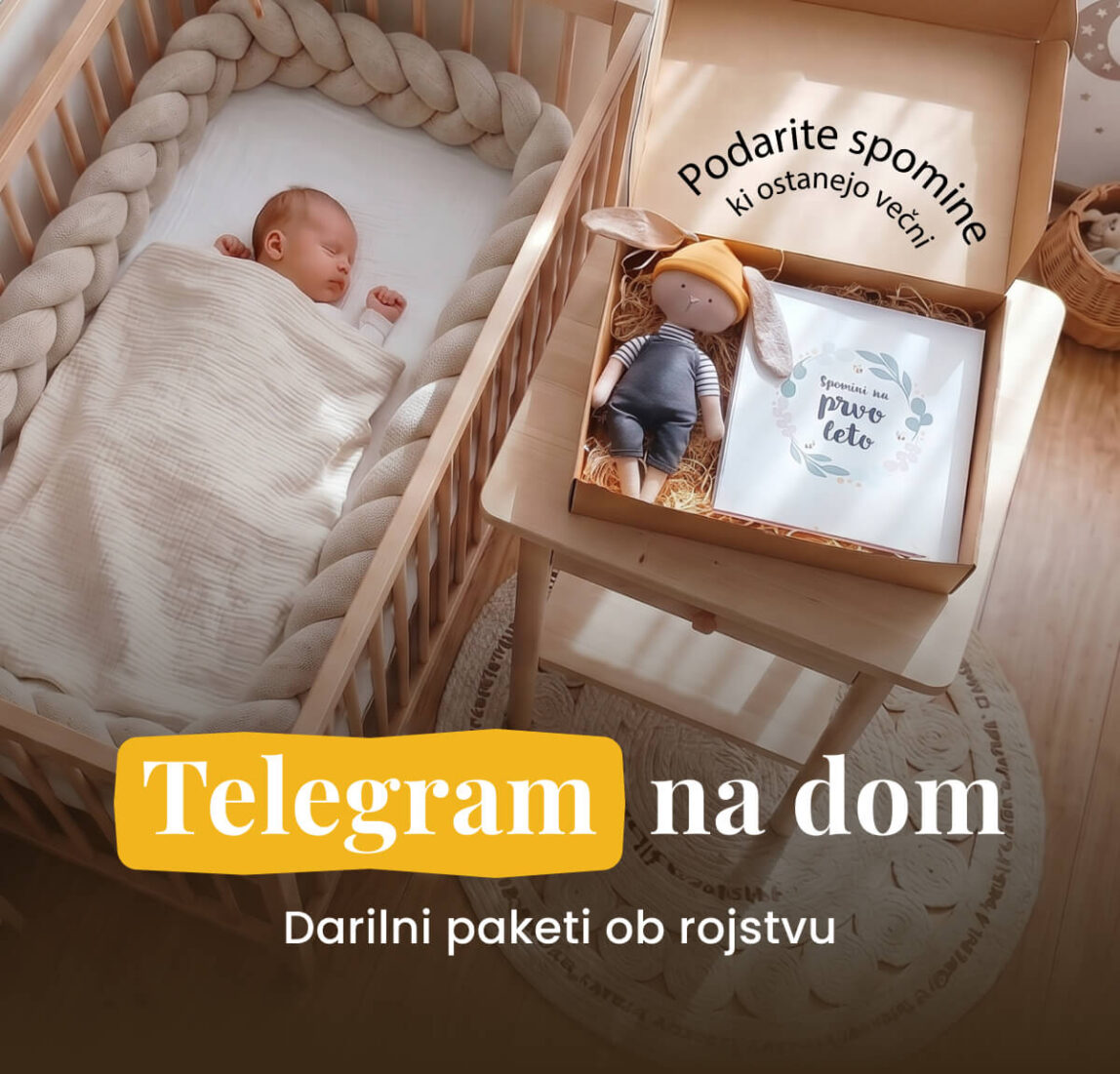 telegram ob rojstvu na dom