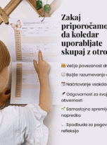 zakaj družinski koledar