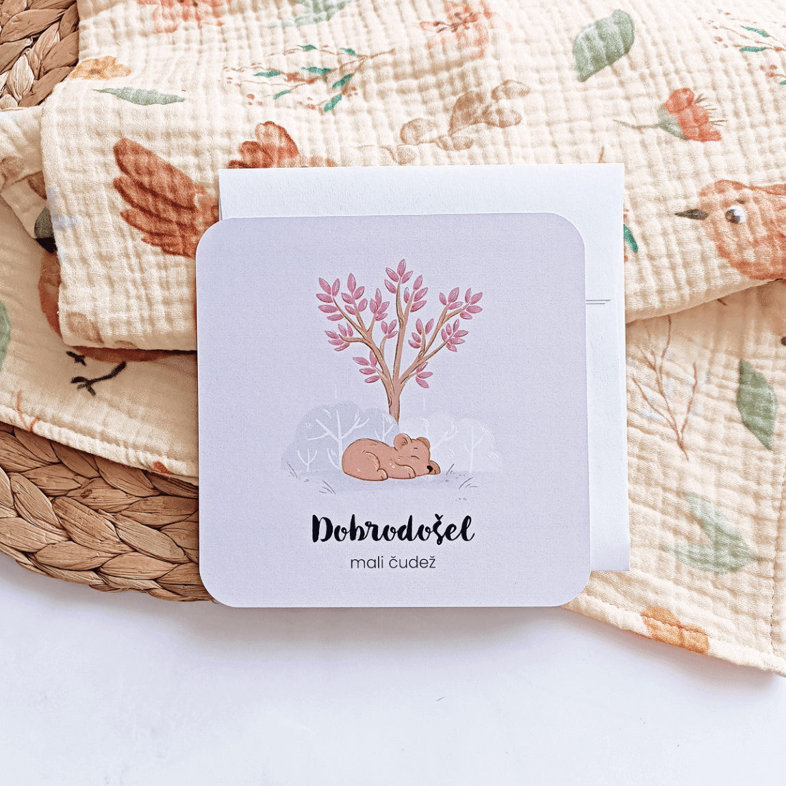 Čestitke ob rojstvu - medo