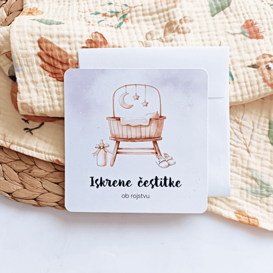 Čestitke ob rojstvu - Zibelka