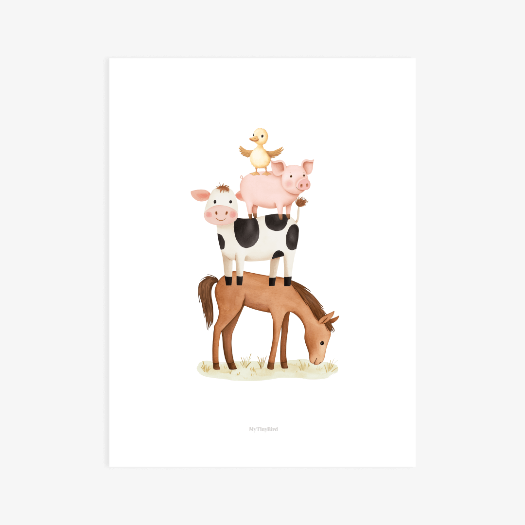 Plakat živalski totem